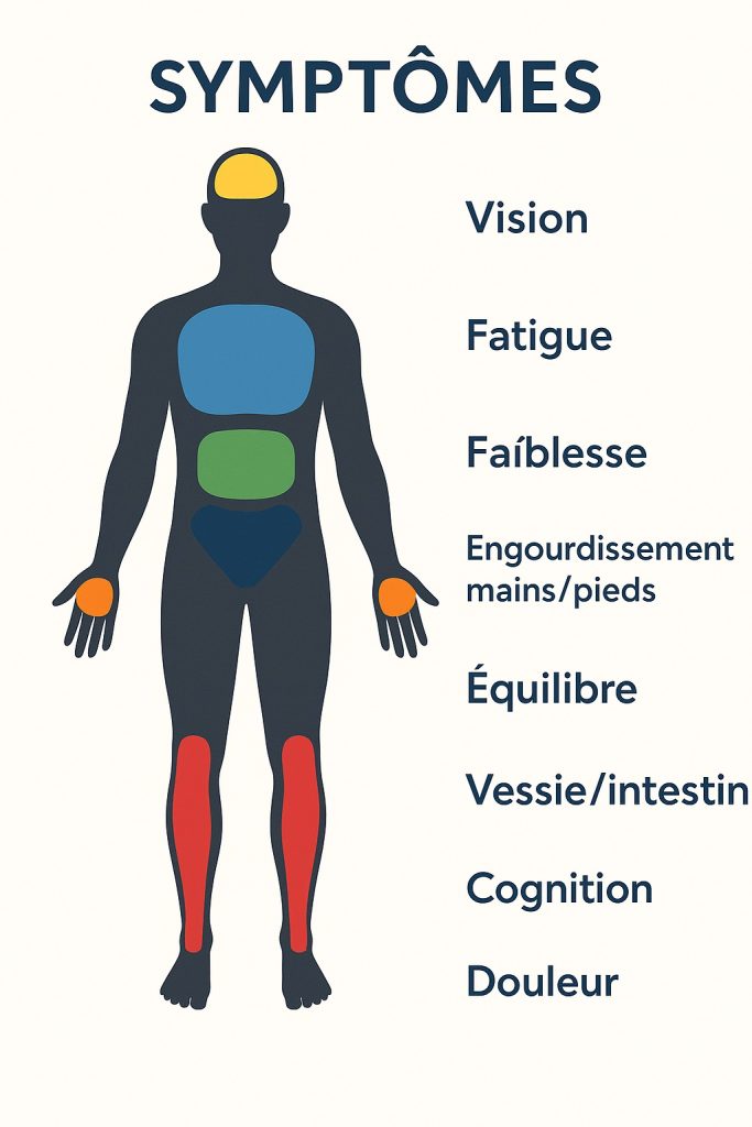 infographie-symptomes-sep-corps-humain-silhouette