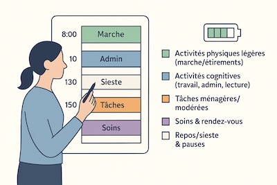 planification-journee-codes-couleurs-activites-repos
